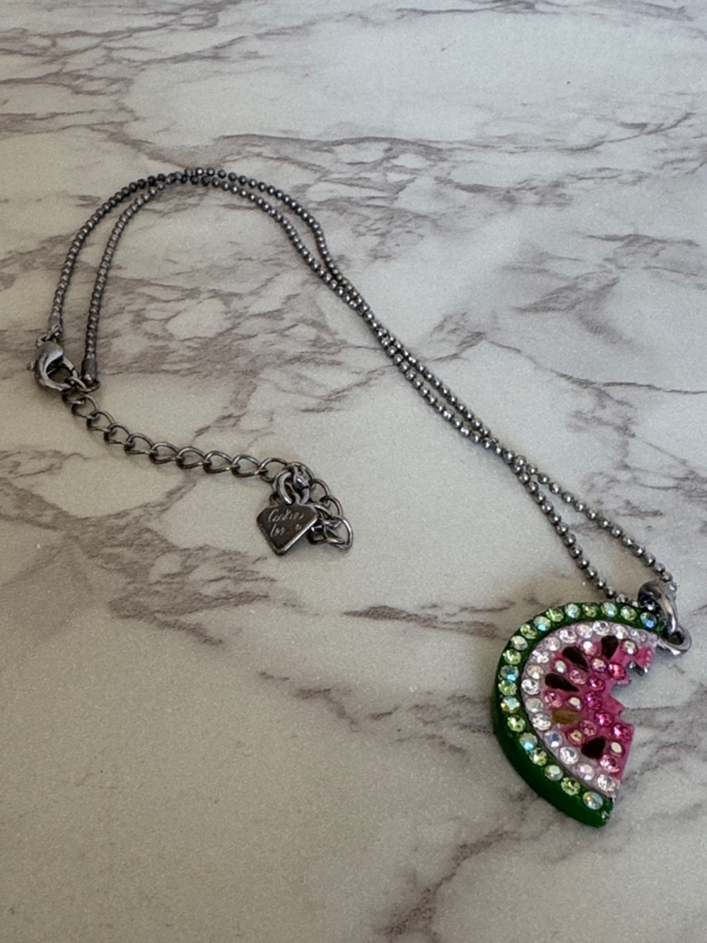 Watermelon Necklace by Cookie Lee - Picture 3 of 8